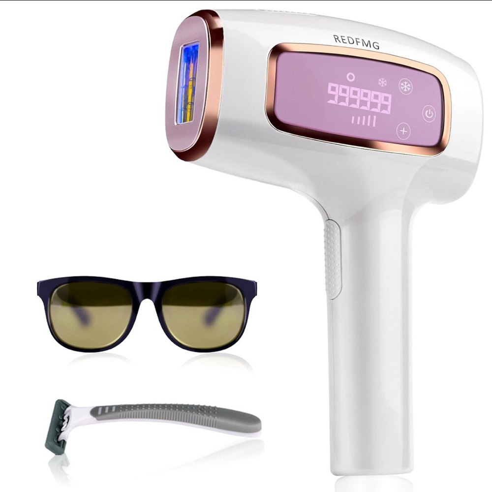 IPL Laser Hair Removal for Women and Men. Painless/Ice-Cooling on Legs Arms Face